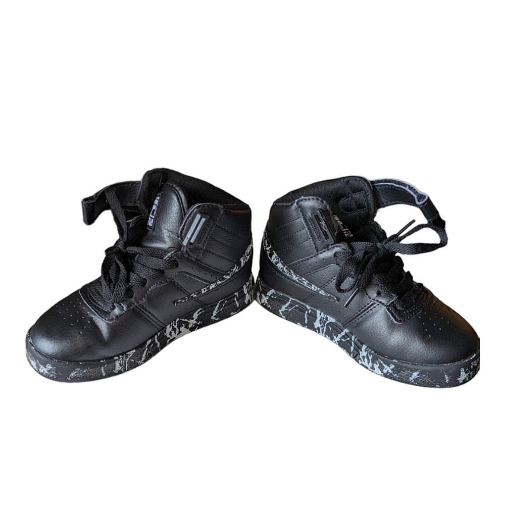 Fila Vulc 13 Marble Black Kids Shoes Size 12